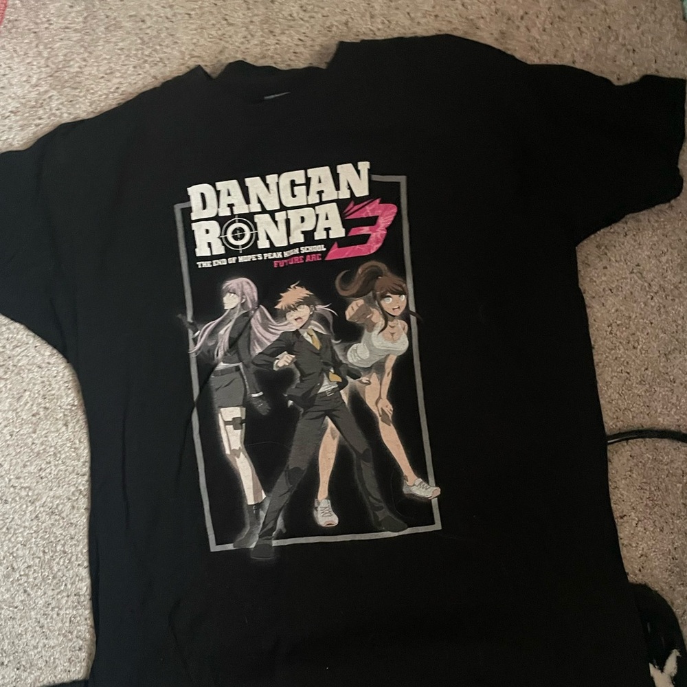 Daganronpa Anime Game Merch Hot Topic Graphic Tee Shirt